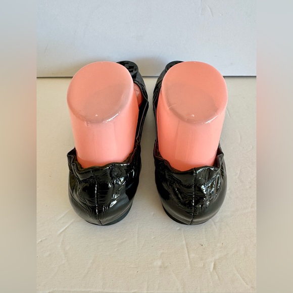 TORY BURCH Black Logo Flats - Picture 5 of 7
